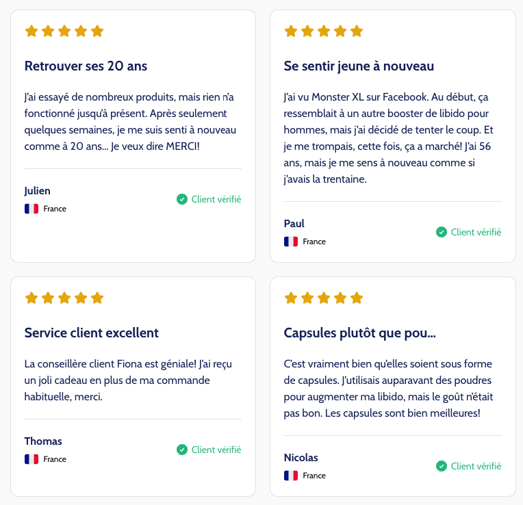 Avis sur Monster XL